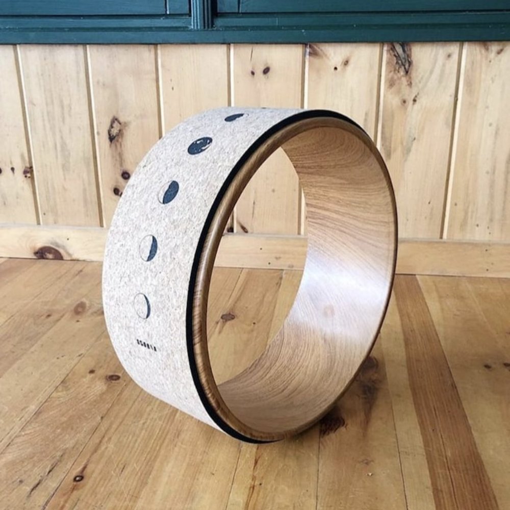 Scoria Natural Cork Yoga Wheel